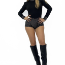 tutina corta con paillettes night